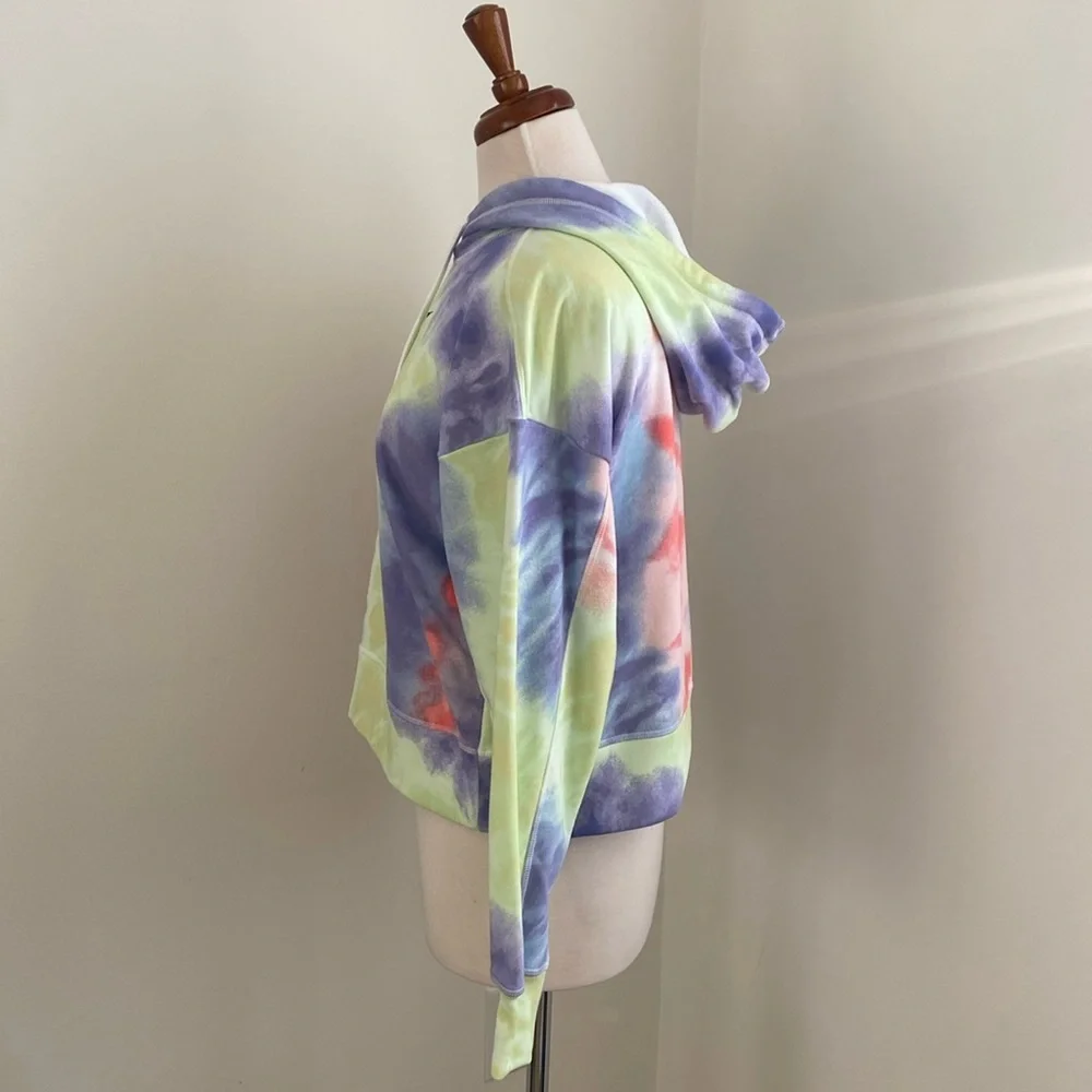 Nike Tie Dye Oversized Pullover Hoodie XS - Picture 3 of 5
